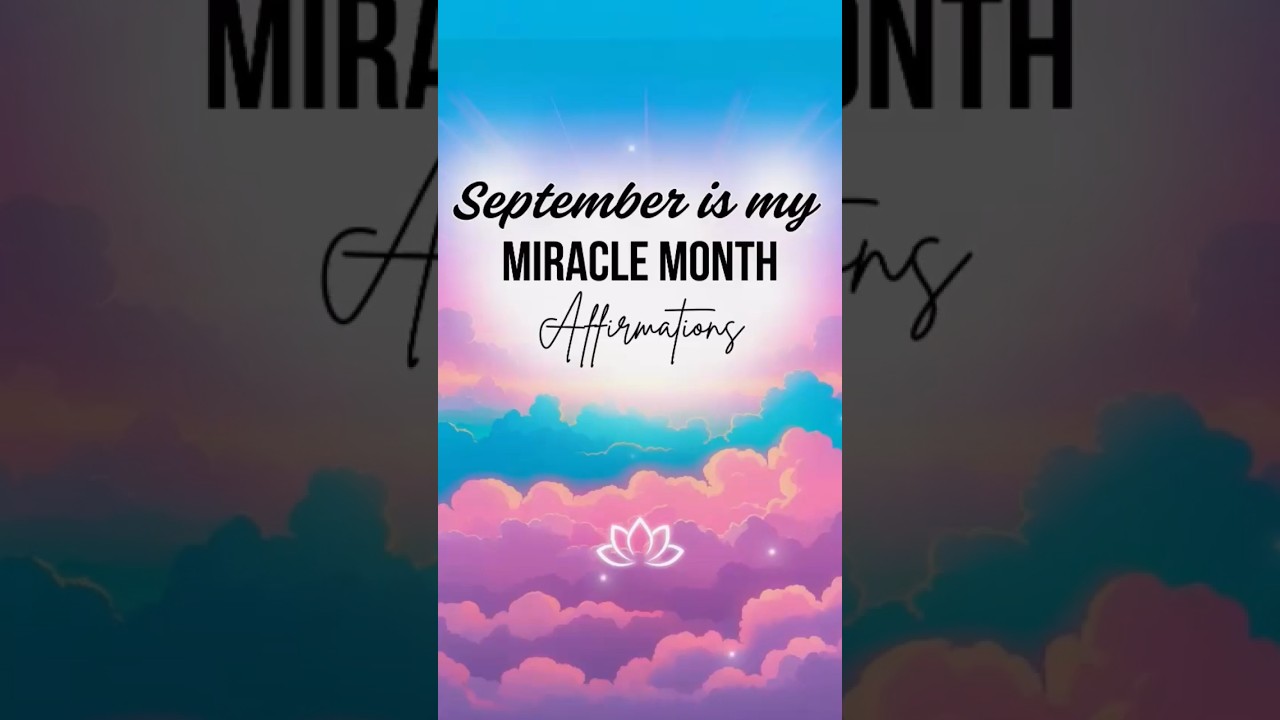 SEPTEMBER Will NEVER Be the Same After You Hear THIS! Powerful Morning Affirmations ✨  #affirmations