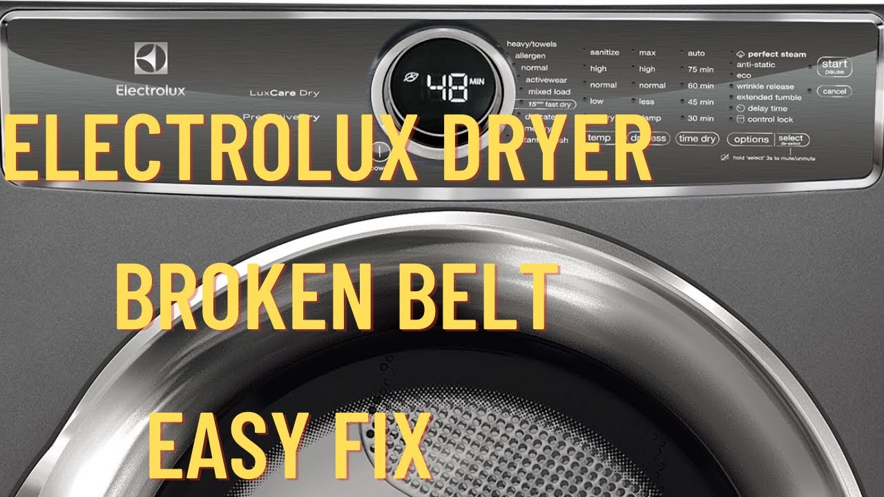 ✨ ELECTROLUX DRYER WON&rsquo;T SPIN - BELT REPLACEMENT ✨