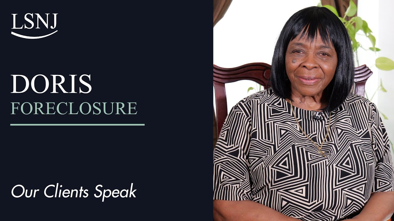 Doris — Foreclosure averted when Legal Services helps senior with an At-Risk Extension