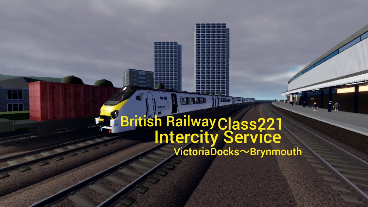 British Railway Class 221 Intercity Service Victoria Docks～brynmouth 