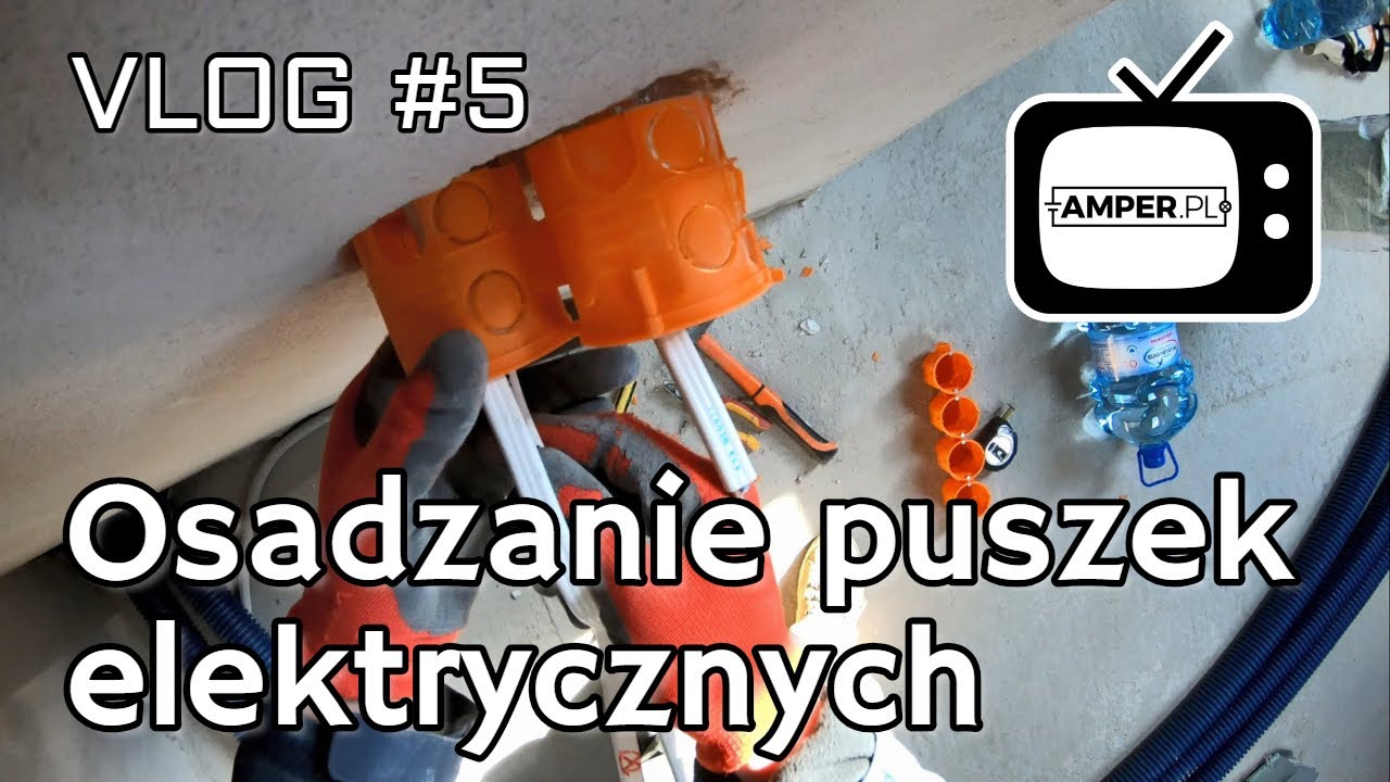 Osadzanie puszek elektryczych [VLOG #5]