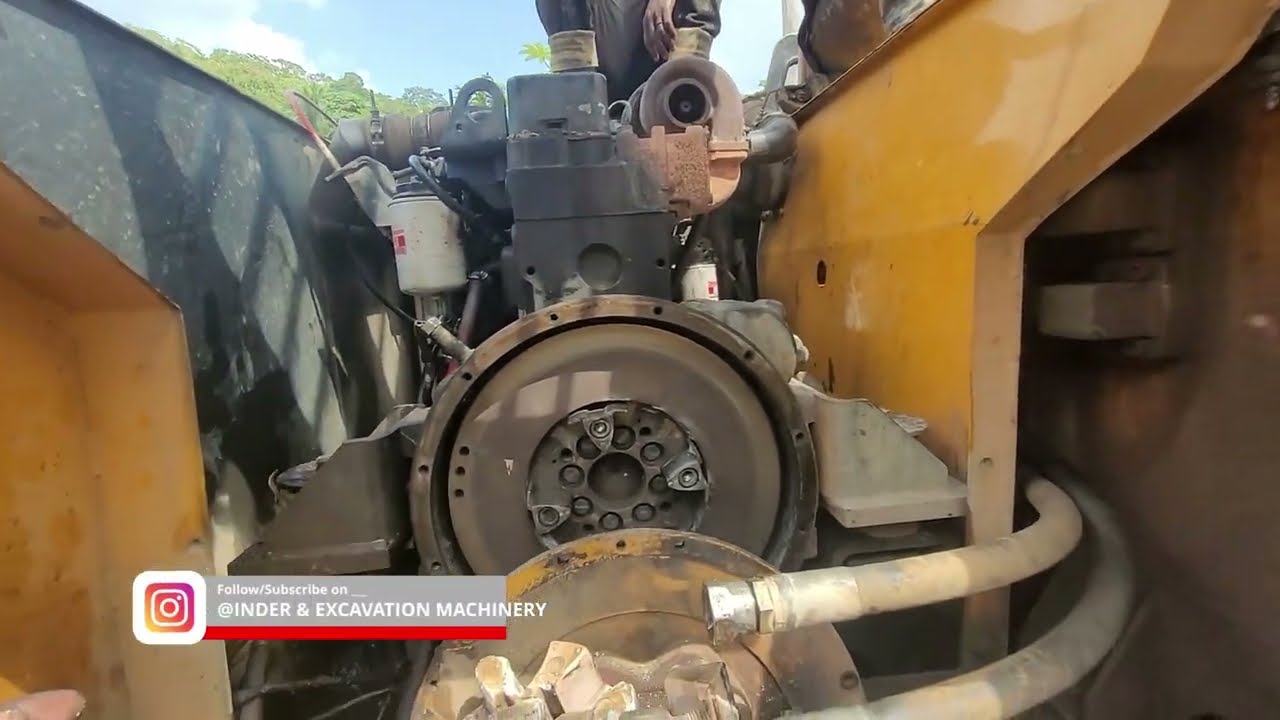 HYUNDAI R215L ENGINE ABNORMAL NOISE | ENGINE PROBLEM | HYDRAULIC COUPLING | VALVE BROCK | PART 1