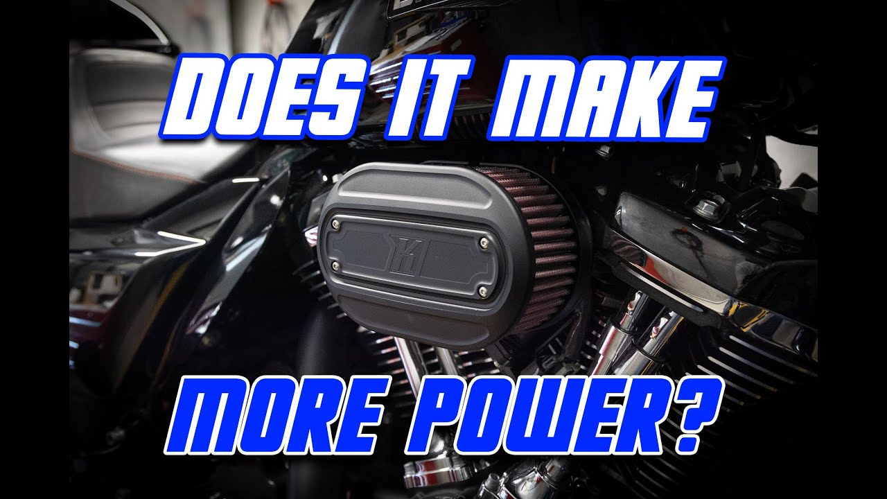 Kodlin Air Cleaner For Harley Touring - How Much Power Does An Air Cleaner Upgrade REALLY Give You?