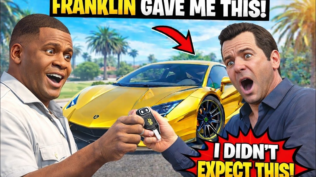 FRANKLIN SURPRISES WITH MICHAEL'S| GTA V GAMEPLAY #3 #viral 