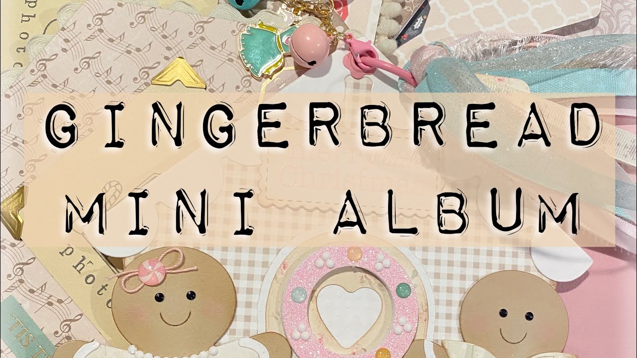 Gingerbread Mini Album using Temu dies (requested) #satmornmakes