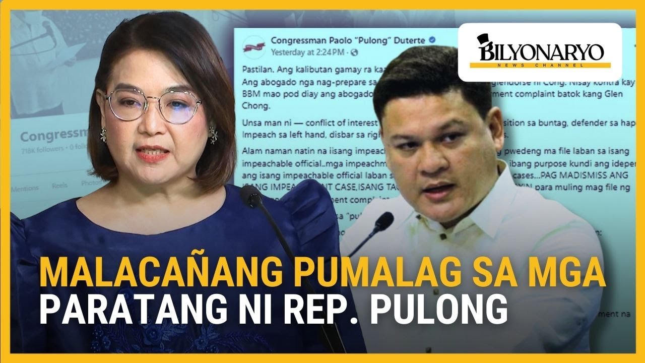 Malacañang kay Pulong Duterte: Hindi kami eksperto sa pagplanta ng ebidensya gaya ng inyong ama