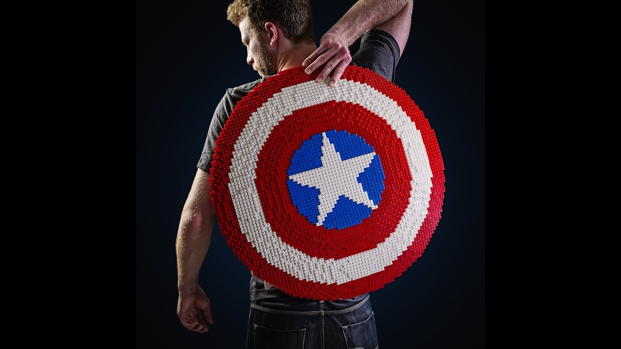 Cap's Shield Replica in LEGO