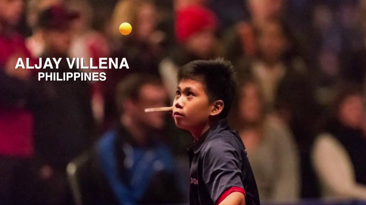 Youngest Filipino Table Tennis Player Competes in the World Championship of Ping Pong 2018