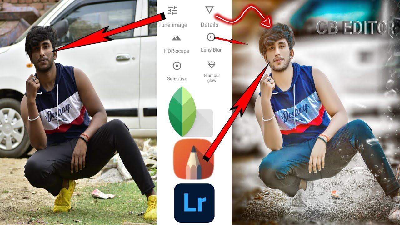 CB EDITING IN Snapseed App New HDR Editing Hair + Whight Face Editing Tutorial 2021 New Concept