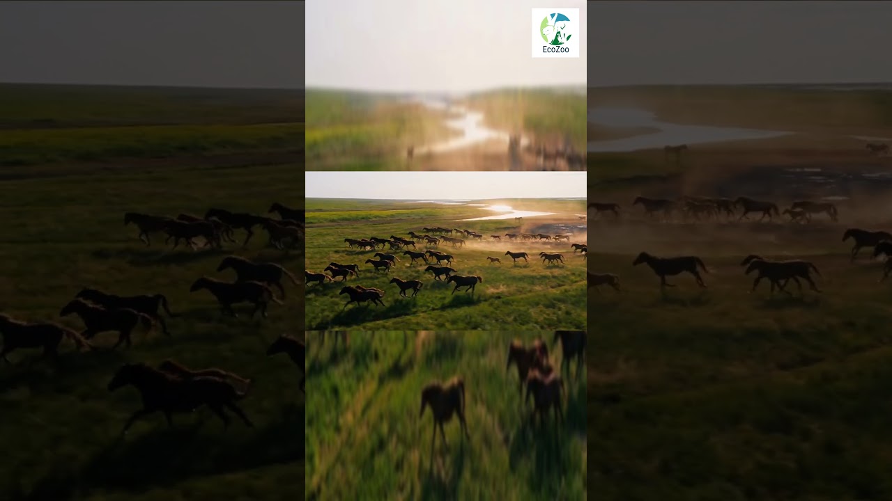 👀🐎WILD Horses Running FREE #shorts #wildlife #horse #wildhorses #wild #nature #animals #horses