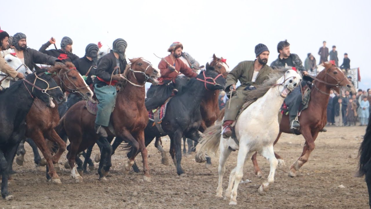 بزکشی ولایت تخار مرکز تالقان روز دوم قسمت اول Buzkhasi Afghanistan Takhar