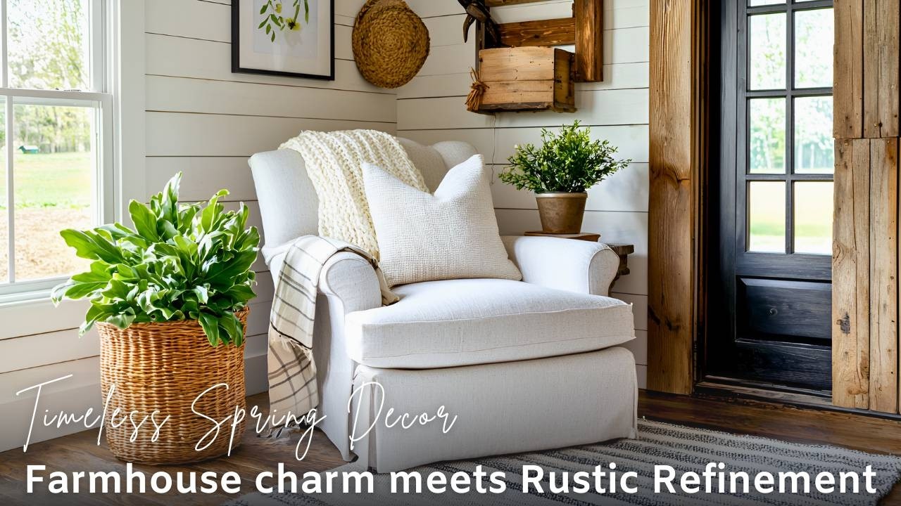 The Art of Timeless Spring Decor | Farmhouse Meets Rustic Refinement