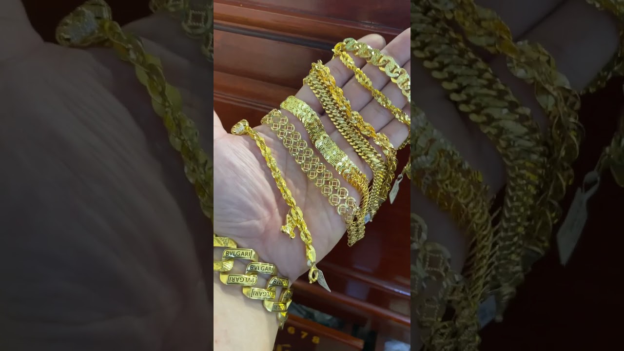 7 Kiểu Lắc Nữ V&agrave;ng 18K 3 Chỉ Cực Kỳ C&oacute; Duy&ecirc;n V&agrave; Đ&aacute;ng Y&ecirc;u #trangsucvang #vang18k #kimtin2