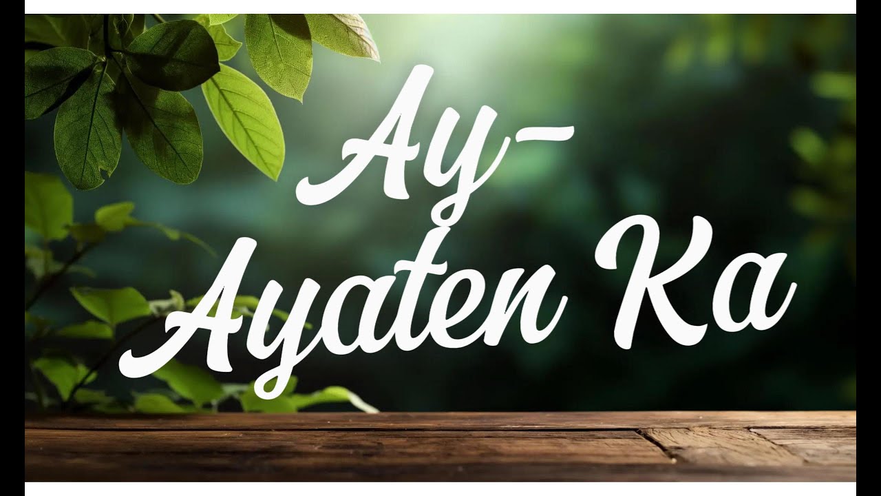 Ay Ayaten Ka Napudno A Karik Kenka - Live Band Karaoke