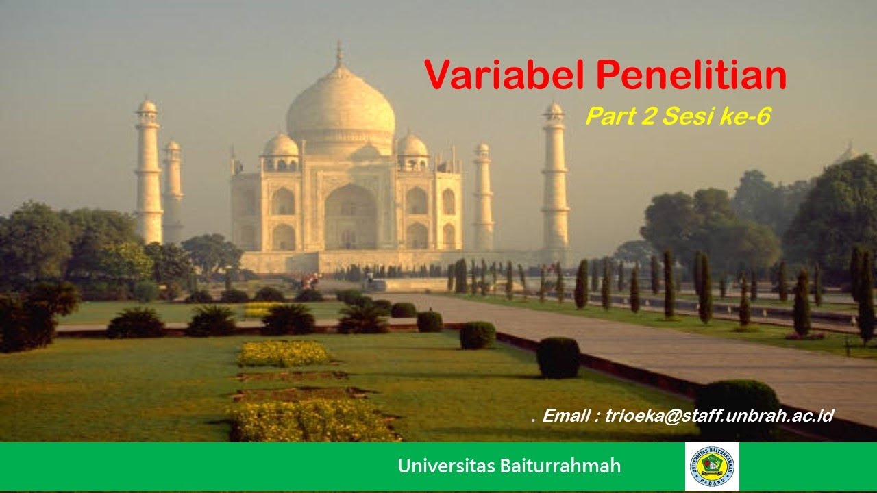 Jenis Variabel Penelitian