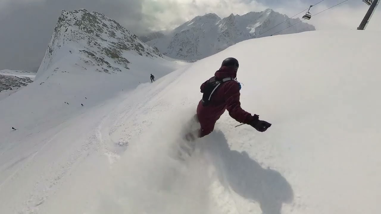 Powder Offpiste Snowboarding Solden Austria