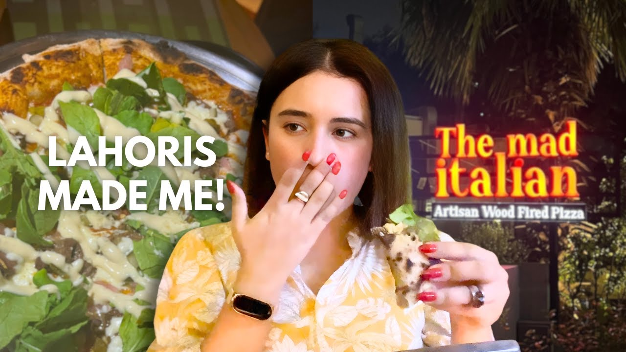 Мои друзья из Лахора уговорили меня посетить ресторан Mad Italian | Обзор еды в Лахоре