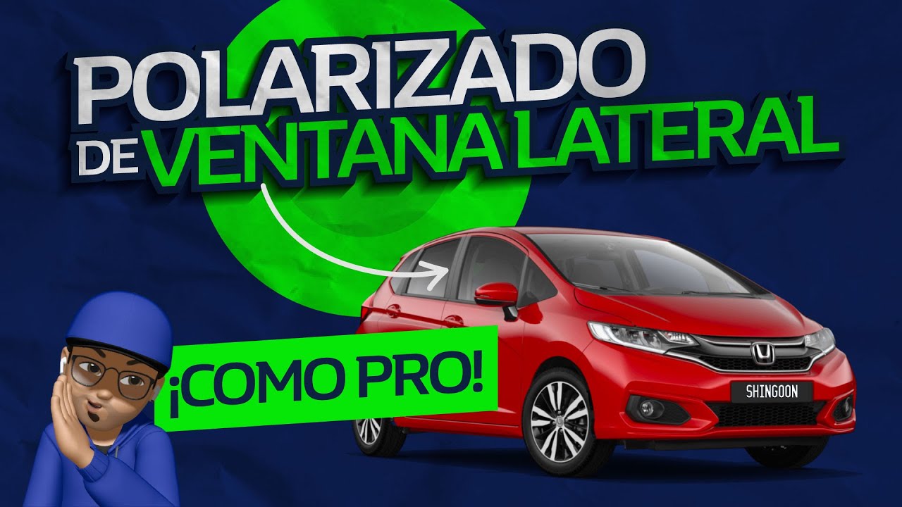 Cómo polarizar una ventana lateral de un auto - método PRO y SENCILLO