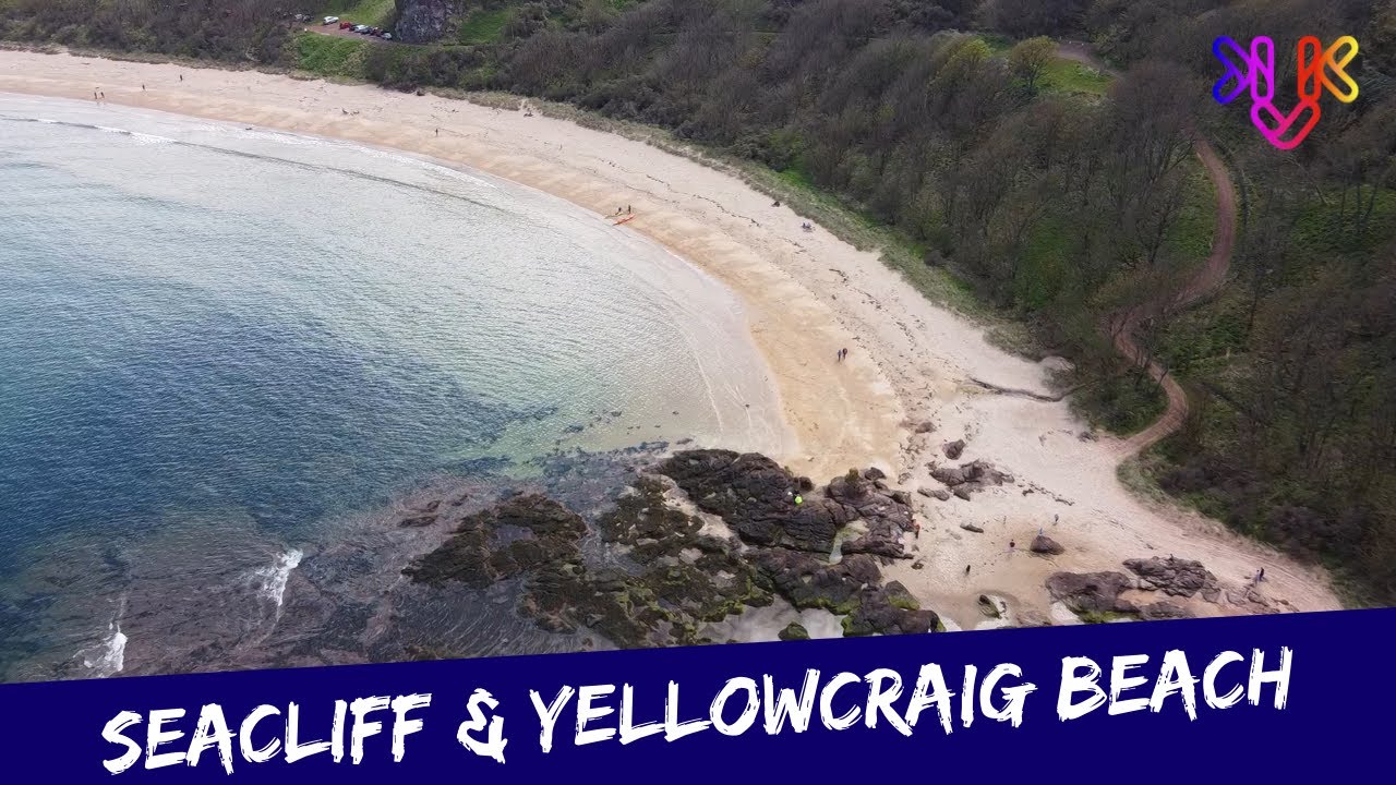Seacliff & Yellowcraig beach - North Berwick | Drónnézet a lélegzetellálítóan szép skót partokól