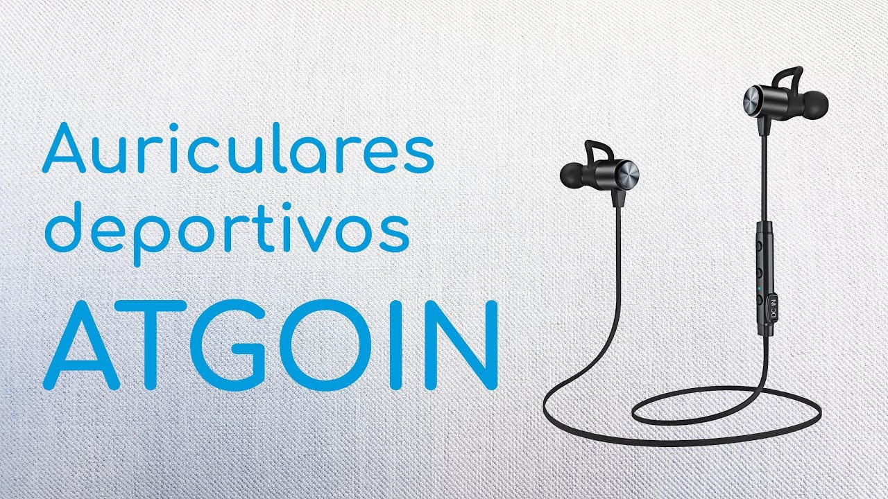 Auriculares Deportivos Bluetooth ATGOINT BT565M Sport Headphones