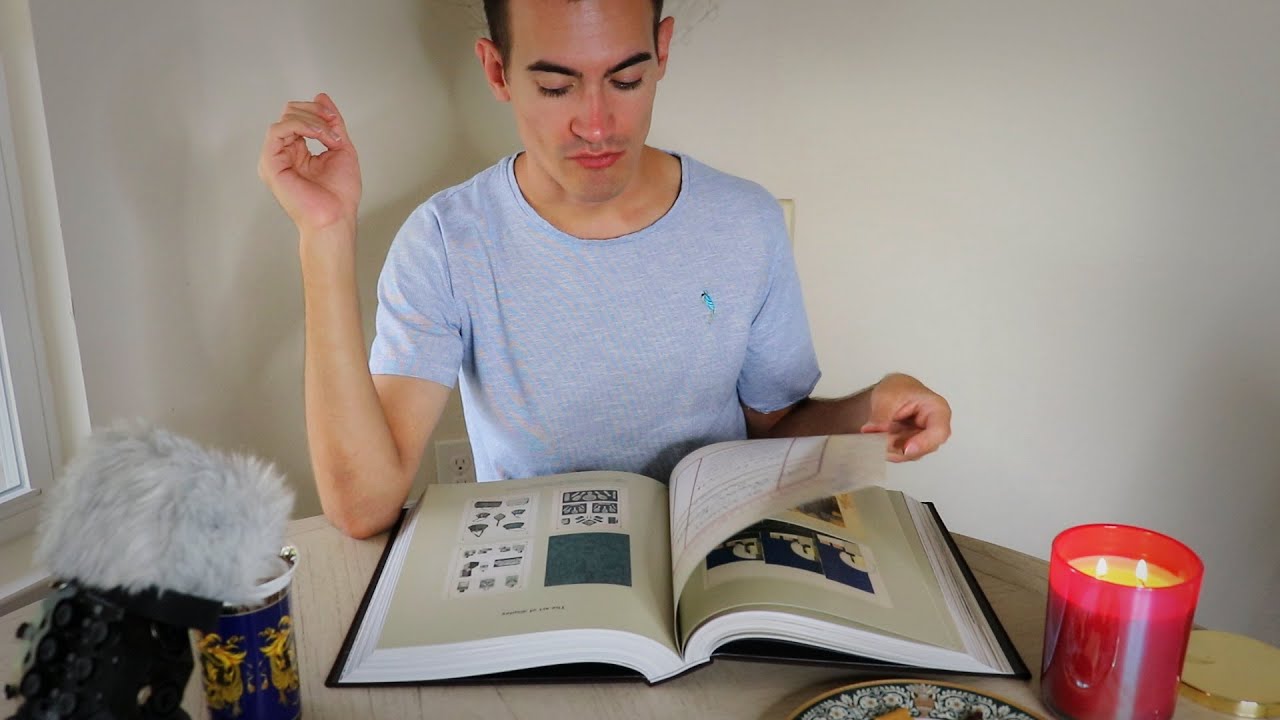 Louis Vuitton Page Flipping & Eating Raisins and Figs