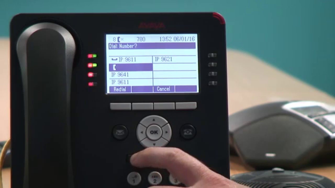 Transferring Calls on an Avaya handset