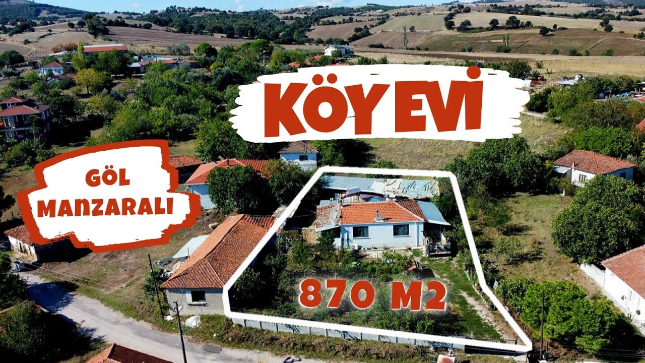 120- 870 M2 GÖNEN'DE SATILIK MÜHTEŞEM KÖY EVİ ./Manyas Kuş Cenneti manzaralı