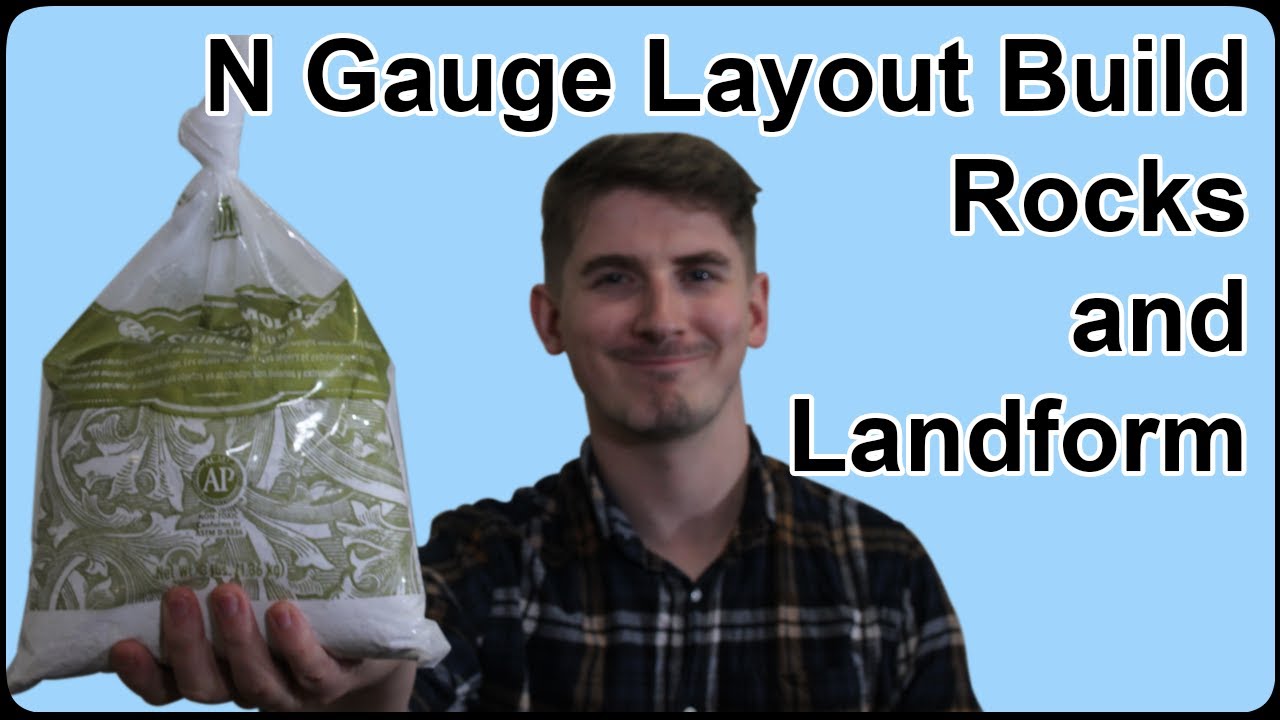 N Gauge Model Railway Layout Build EP04: Rocks and Landform