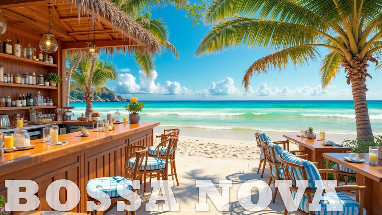 beachside bossa nova for focus and ease | soft guitar
