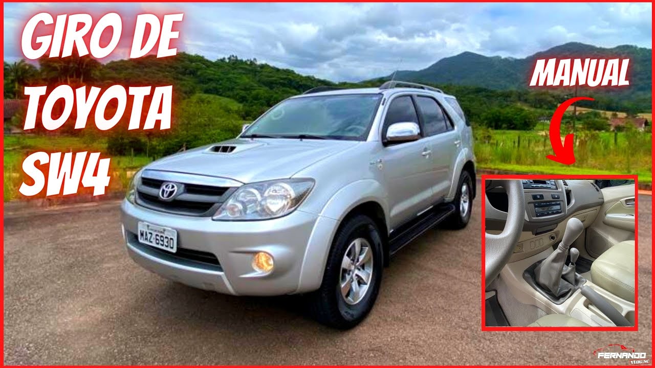 GIRO DE TOYOTA SW4 2006 SRV 4X4 DIESEL MANUAL  * COM MAIS DE 200 MIL KM* É BOA?