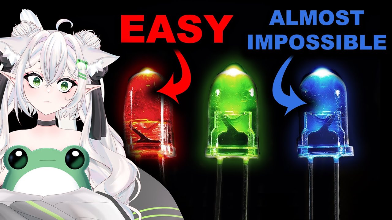 Why Blue LED Was IMPOSSIBLE... Until This Man. 🔵 (Vtuber Veritasium Reaction)