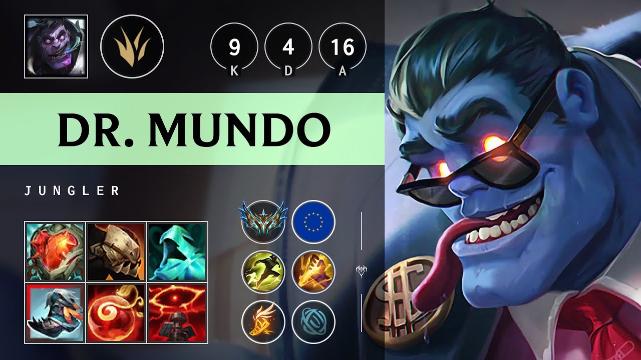 Dr. Mundo Jungle vs Pantheon - EUW Challenger Patch 25.10