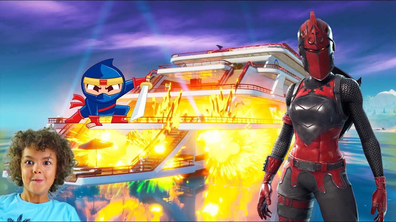 LA WARRIOR FAMILY va in Vacanza allo Yatch di Fortnite
