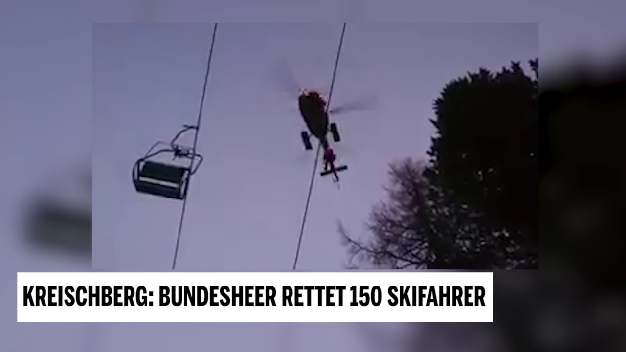 Kreischberg: 150 Skifahrer mussten gerettet werden