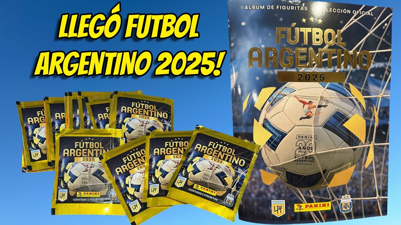 ¡Mirá las nuevas figuritas de Fútbol Argentino 2025!
