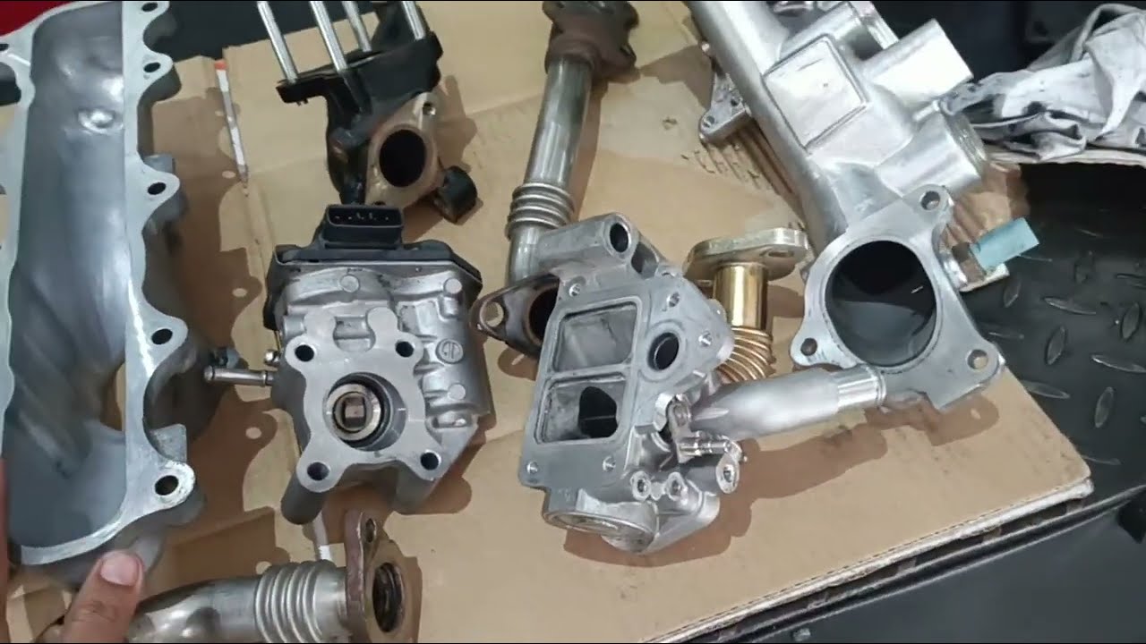 Nissan Navara EGR and intake manifold cleaning 135000k kilometers