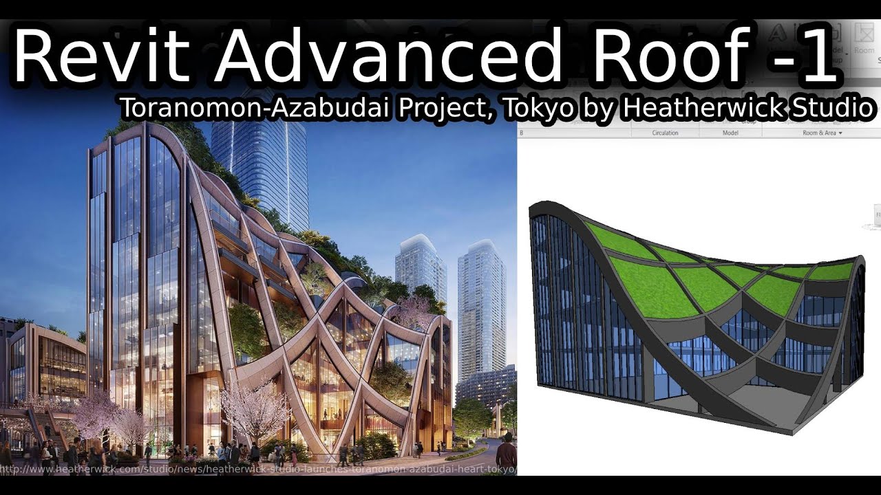Revit Advanced Roof - 1 - design by Heatherwick Studio