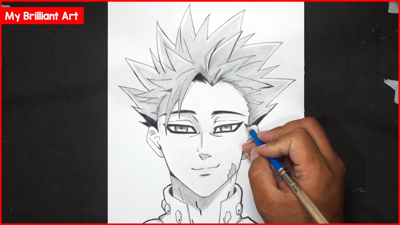How to Draw Ban Step By Step  Seven Deadly Sins - My Brilliant Art