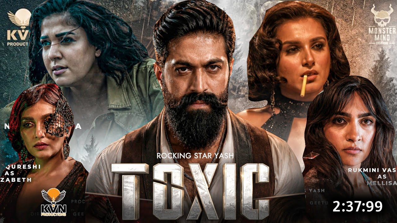 Toxic Full Movie Hindi Dubbed 2026 Ladies and Ladies Reaction|Yash|Nayanthara|Rukmini