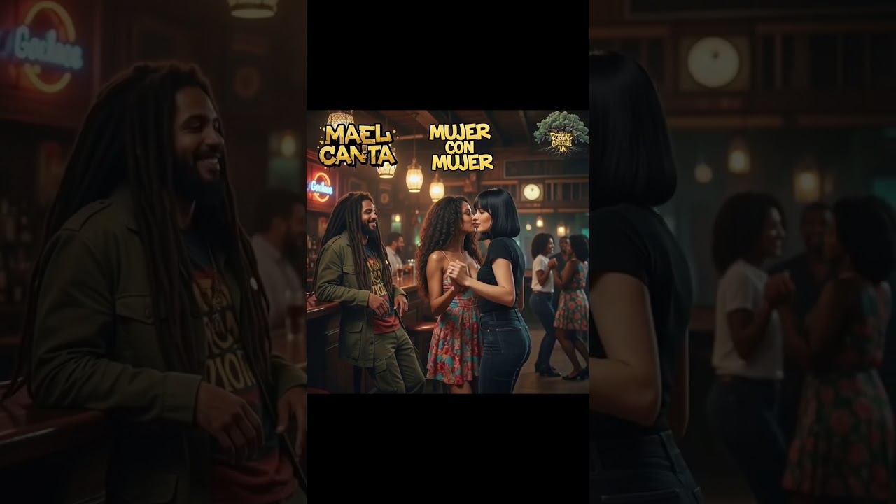 Mujer con Mujer - @ReggaeConexiónIA  (Video con Letra) [Reggae 2026][Música LGTB]