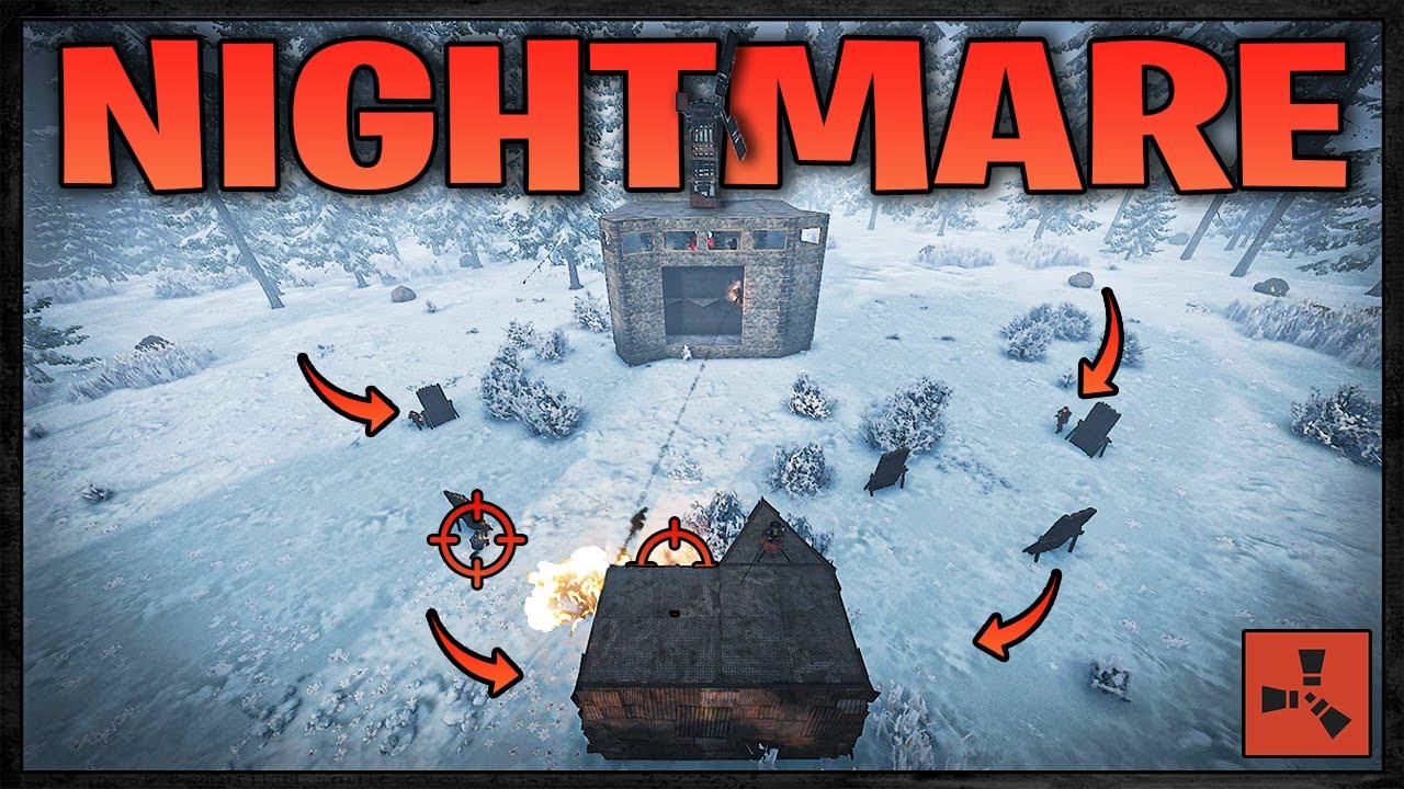 DUO NIGHTMARE ONLINE RAID | Rust Raid Vanilla