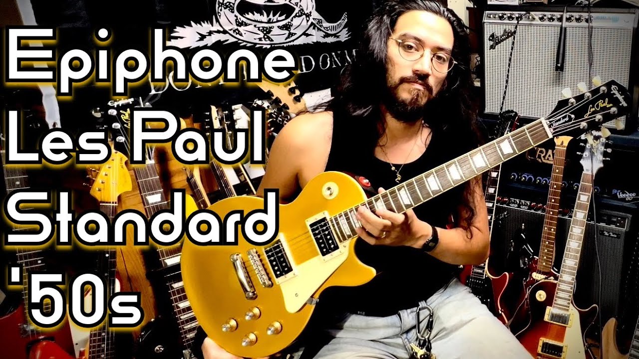 Обзор Epiphone Les Paul Standard 50s!