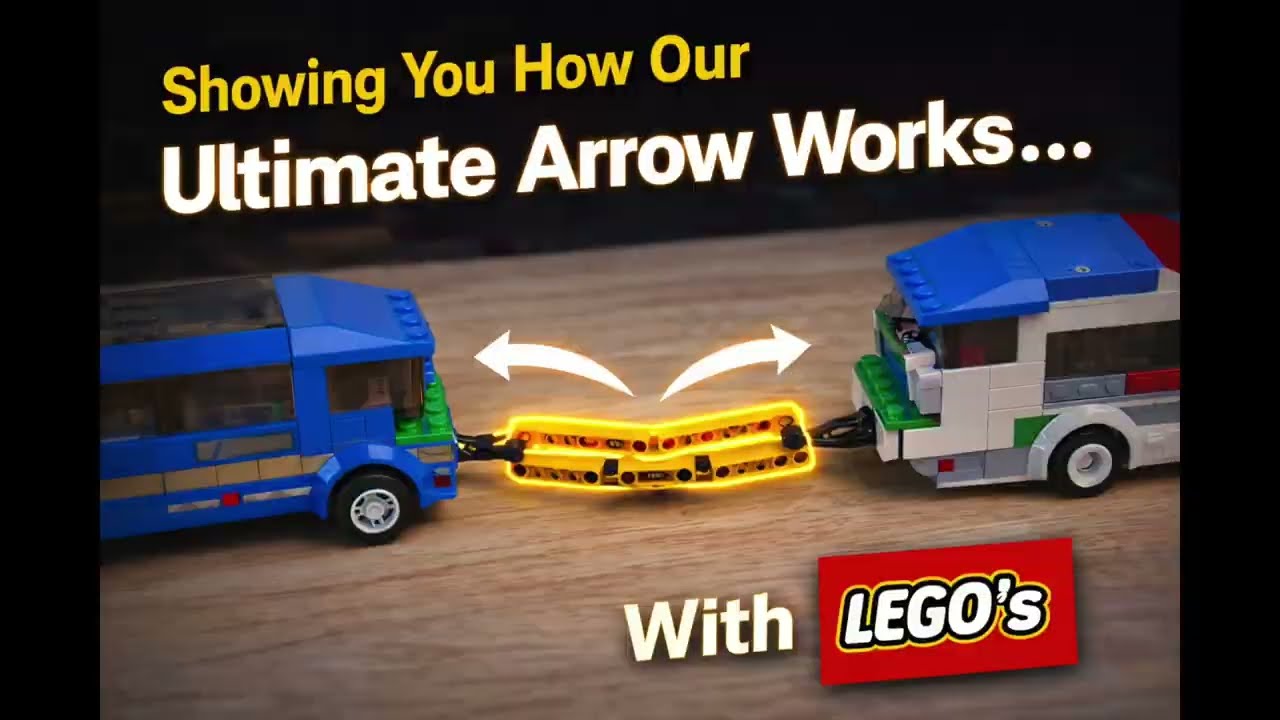 How the Hensley Arrow Works: Stop Trailer Sway Forever (Lego Demo)