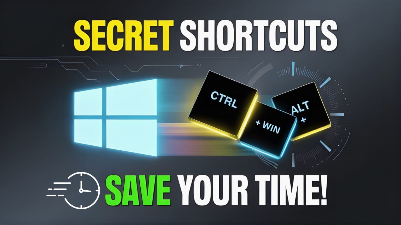 🤫Windows Shortcuts⚡That Save Time ⏰