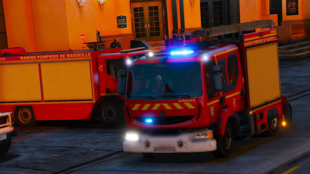 [GTA5] VIVEZ UN 13 JUILLET AVEC LES MARINS-POMPIERS DE MARSEILLE #12