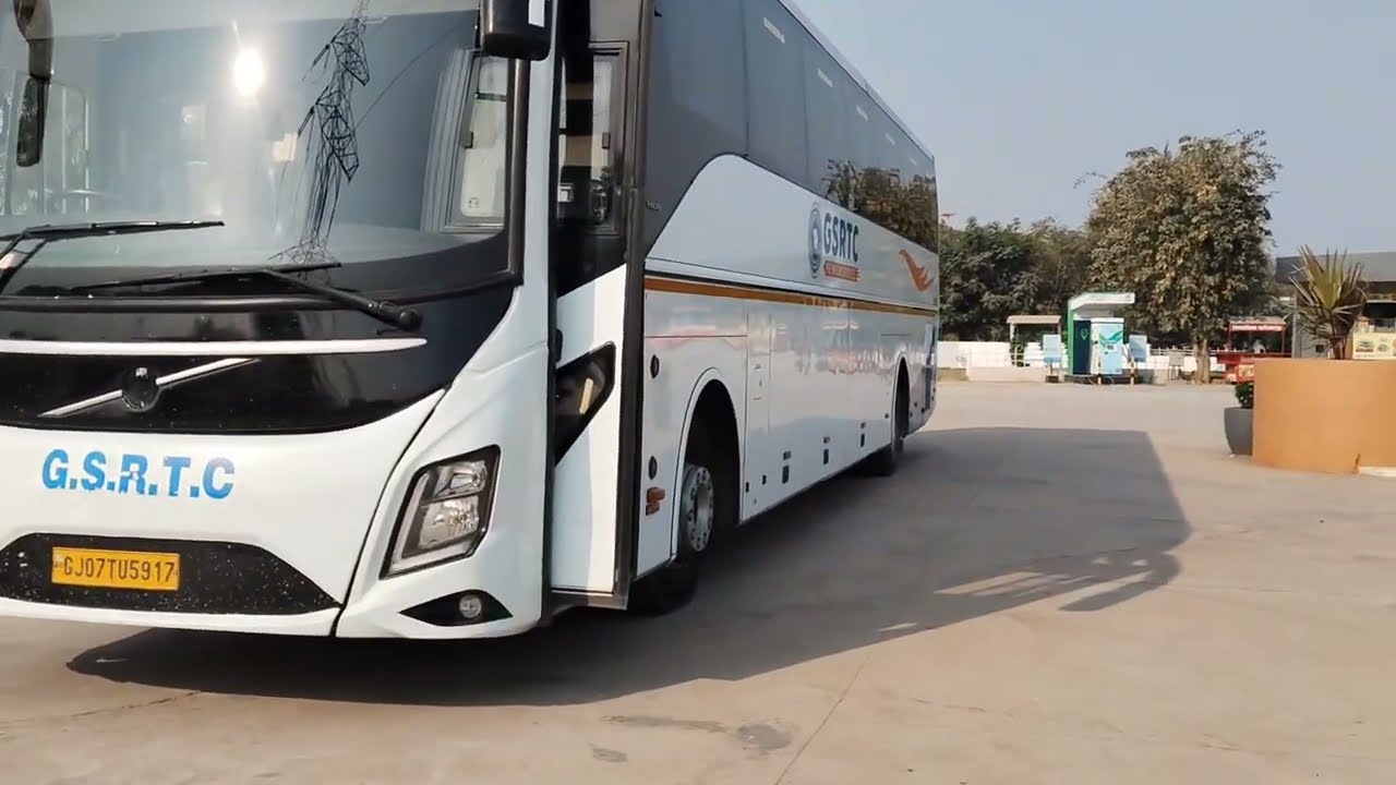 GSRTC AC Volvo 9600 Journey Vlog | Luxurious Bus Travel in Gujarat 🚌✨