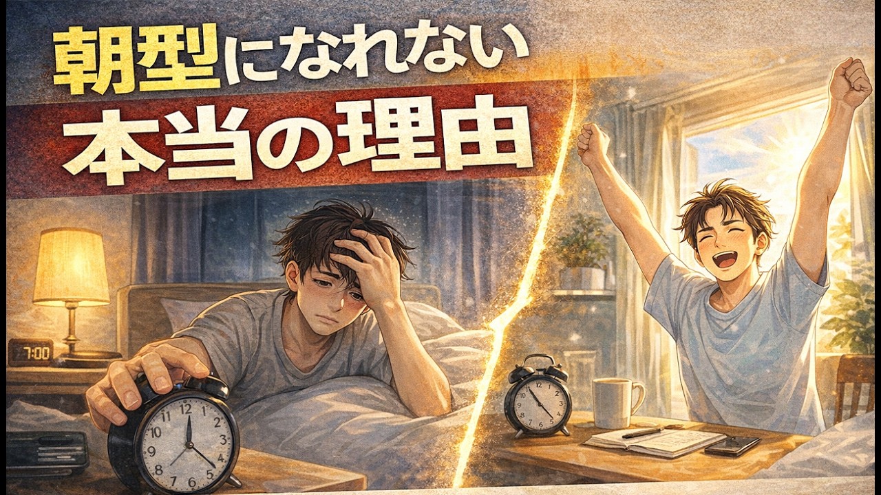 朝型になれない本当の理由