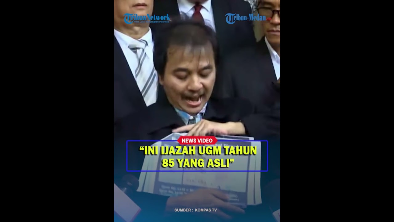 ROY SURYO Tunjukkan Ijazah UGM Tahun 85 : Ini yang asli