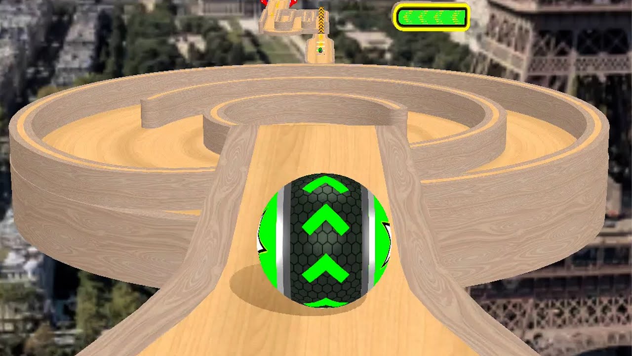 Sky Rolling Ball Going Run 3D Gameplay Speedrun Level 25