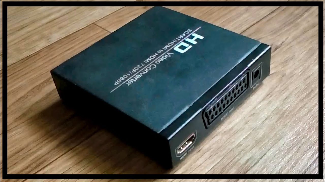 Kr&oacute;tki test #24 - Skaler/Upscaler SCART RGB HDMI Speaka